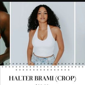 Klassy Network Halter Crop Brami